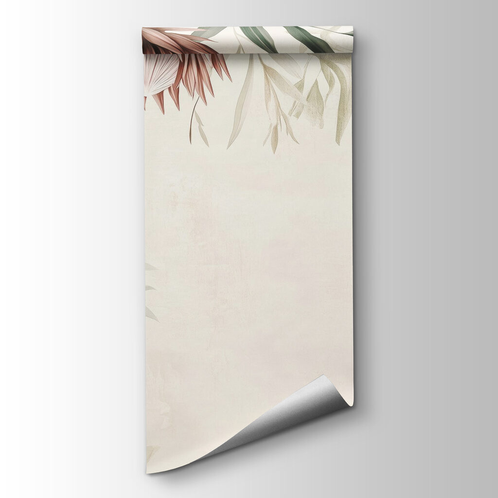 Flores colgantes en blanco — vista del producto