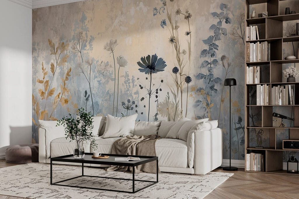 Flores finas sobre pátina — interior 4