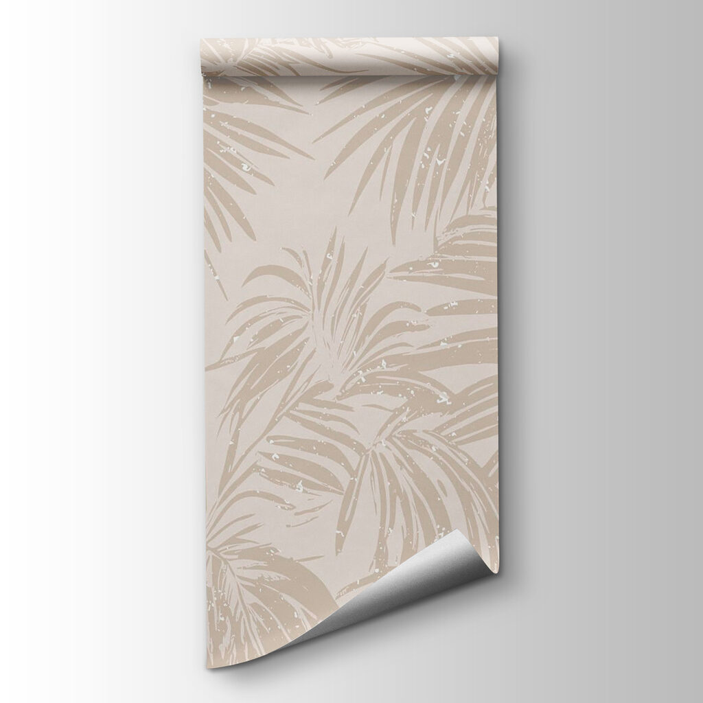 Palmeras en siluetas beige — vista del producto