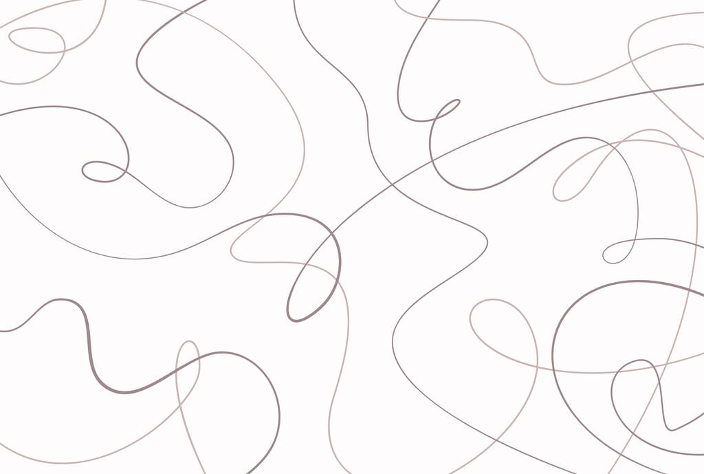 Líneas libres sobre blanco — diseño completo