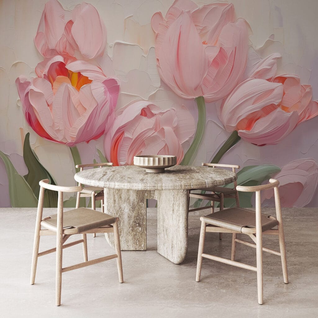 Tulipanes rosas — interior 2
