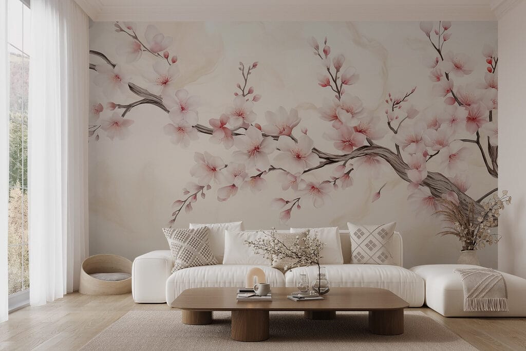 Flor rosa al atardecer — interior 2