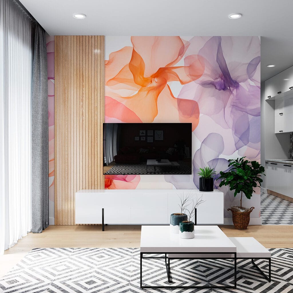 Flores de colores transparentes — interior 3