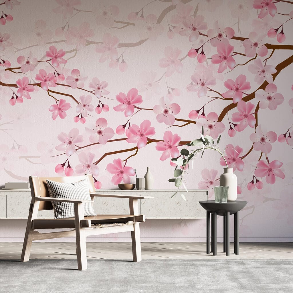 Ramas curvas en rosa — interior 2