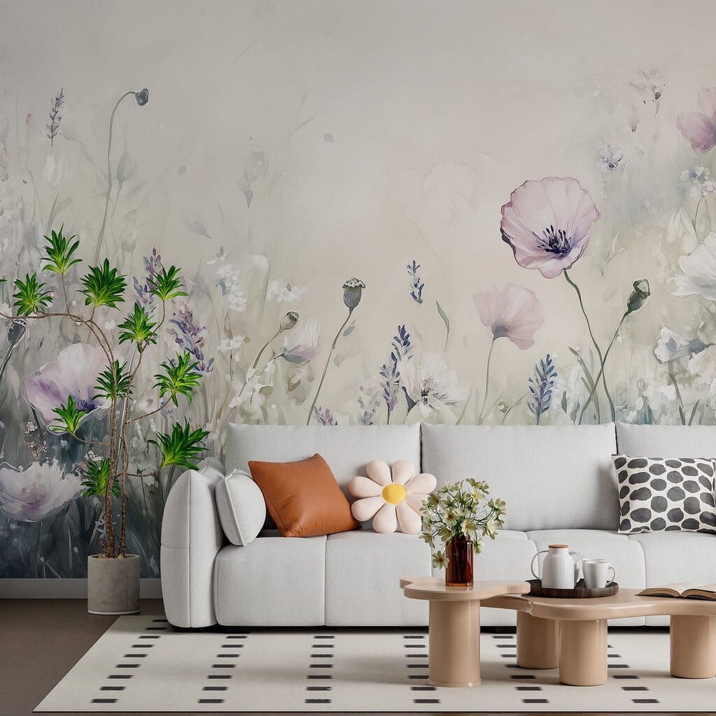 Flores silvestres en lila — interior 3