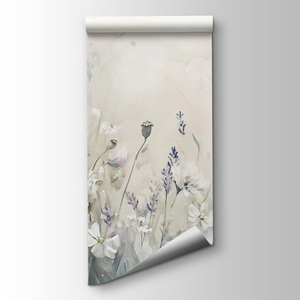 Flores silvestres en lila — vista del producto