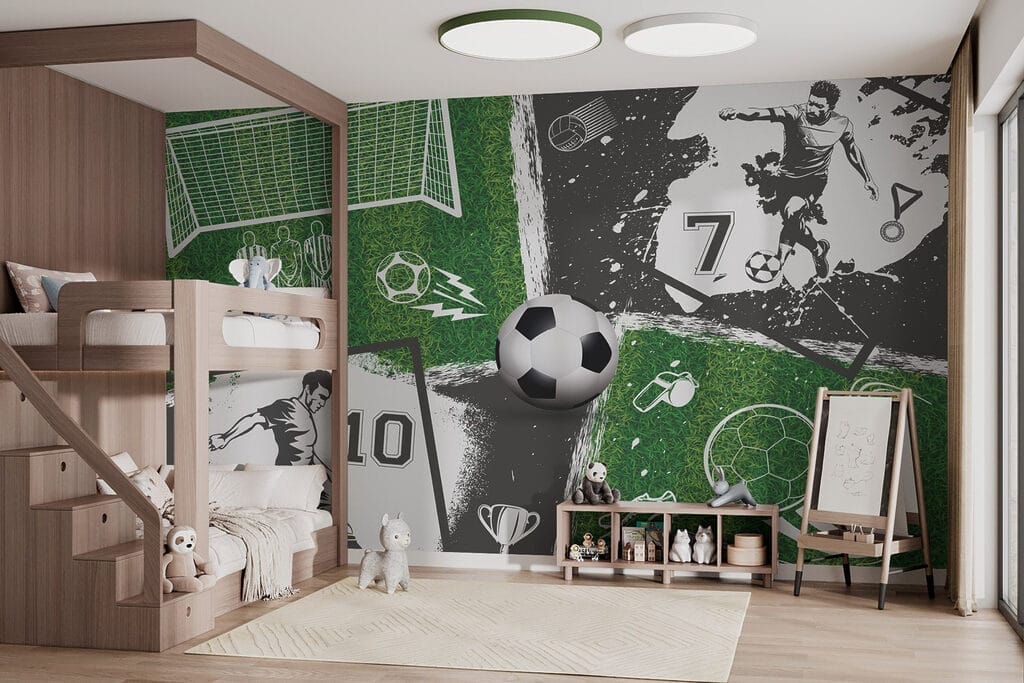 Fútbol verde y negro — interior 2