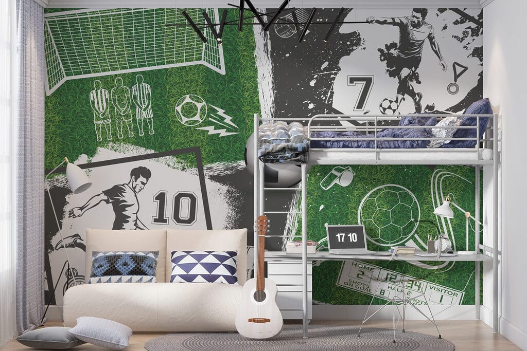 Fútbol verde y negro — interior 4