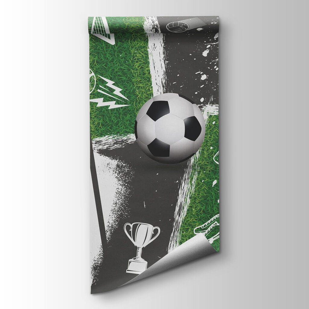 Fútbol verde y negro — vista del producto