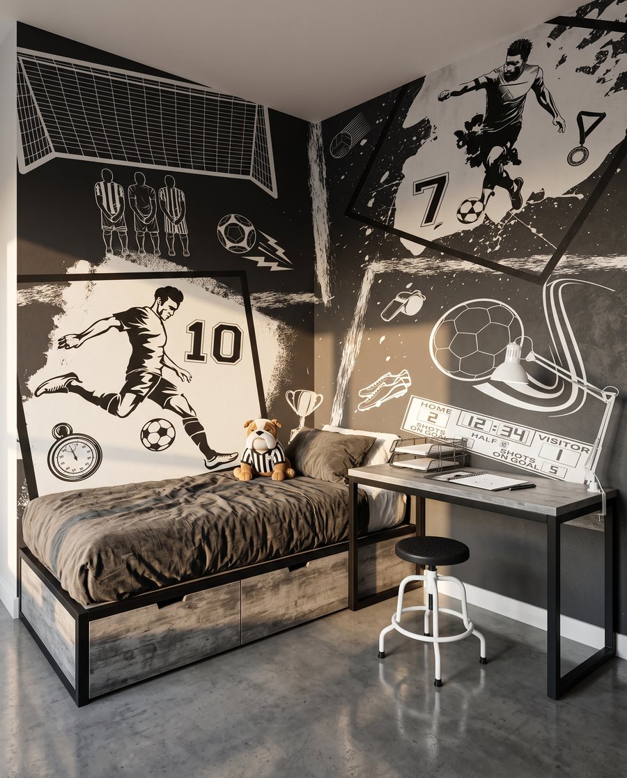 Escenas de fútbol — interior 4