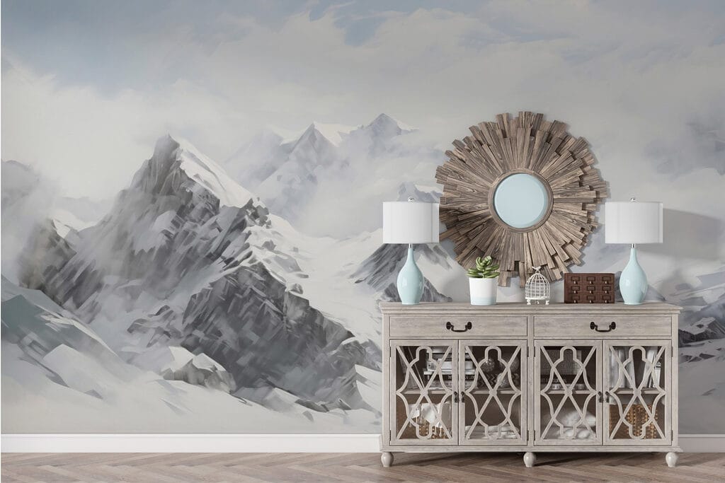Cumbres nevadas entre nubes — interior 2