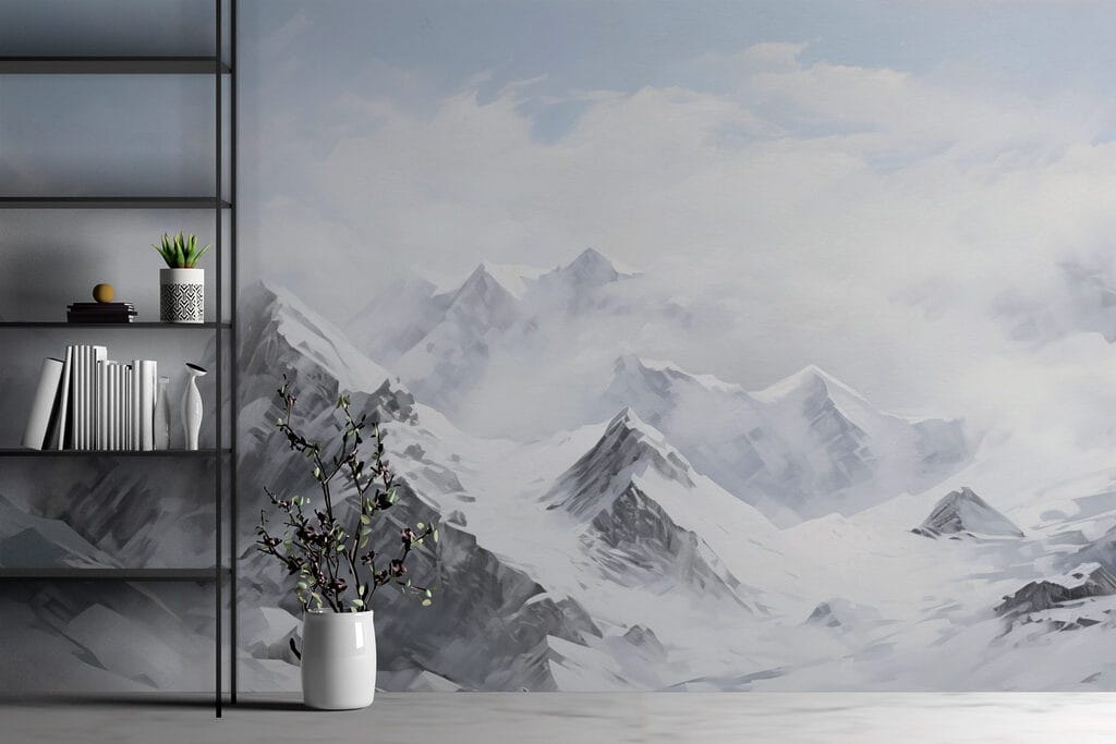 Cumbres nevadas entre nubes — interior 3