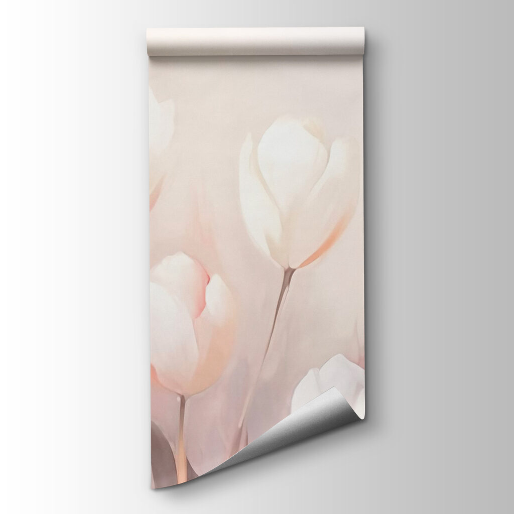 Tulipanes claros sobre rosa — vista del producto