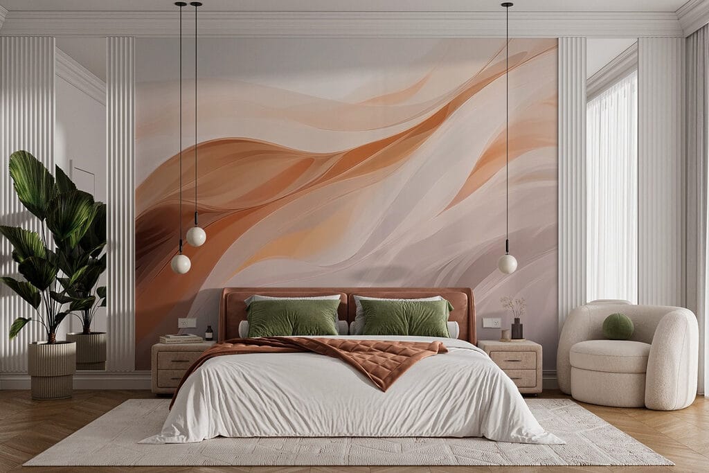 Olas en tonos melocotón — interior 1