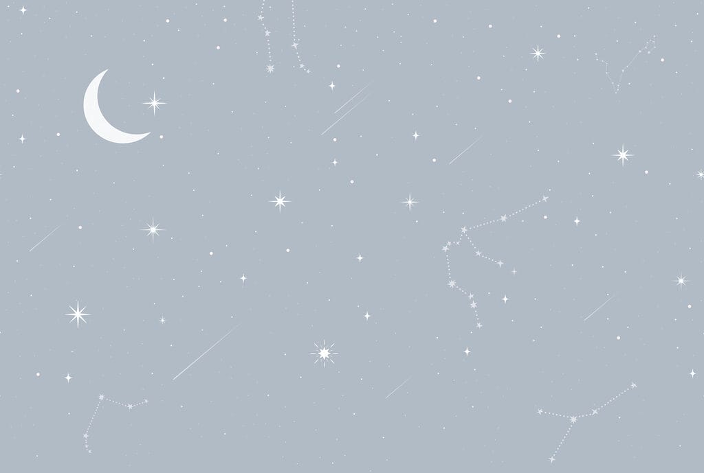 Luna entre estrellas — diseño completo