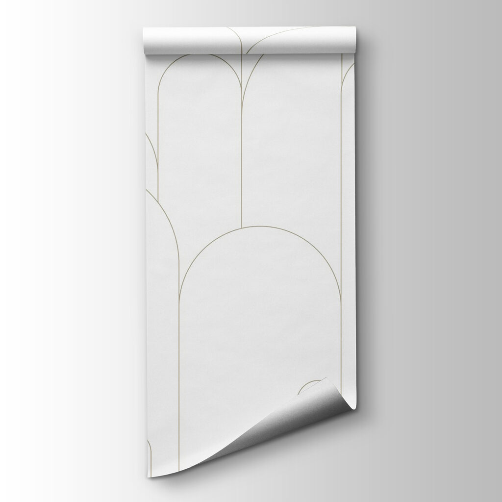 Arcos finos sobre blanco — vista del producto