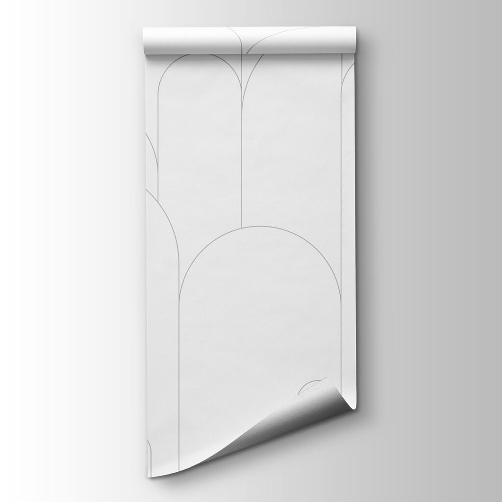 Arcos finos sobre blanco — vista del producto