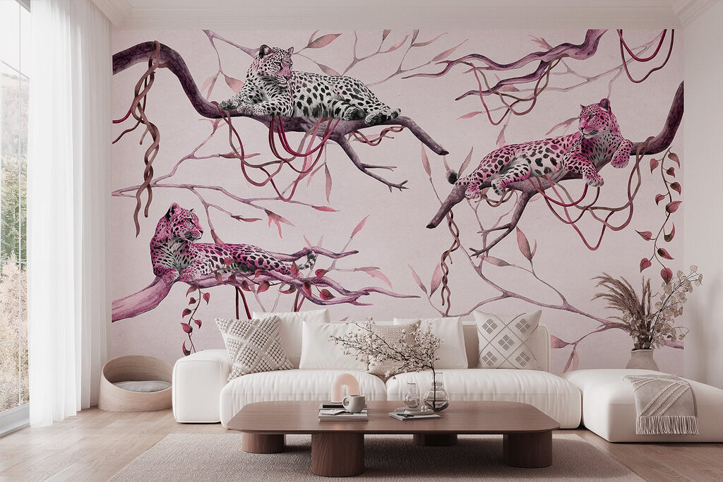 Leopardos sobre ramas — interior 2