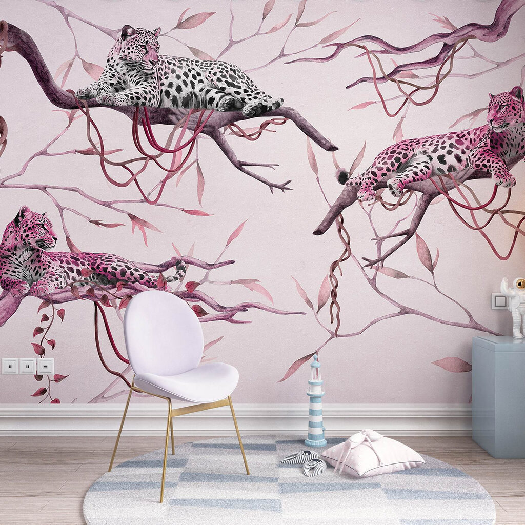 Leopardos sobre ramas — interior 3