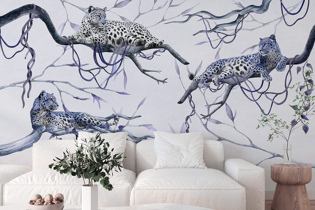 Leopardos sobre ramas — interior 3