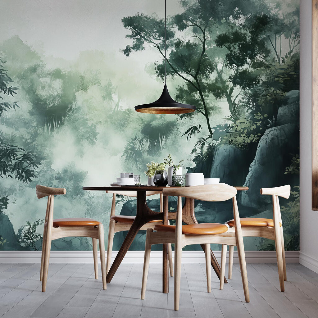Rocas grises y bosque — interior 5
