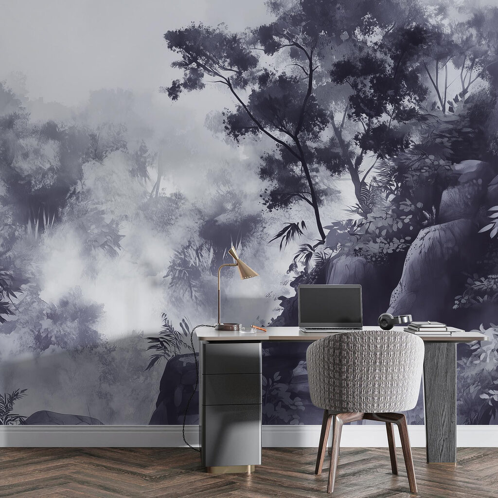 Rocas grises y bosque — interior 5
