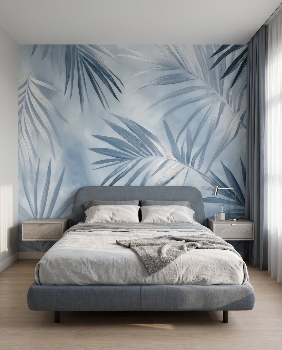 Palmas azules entrecruzadas — interior 2