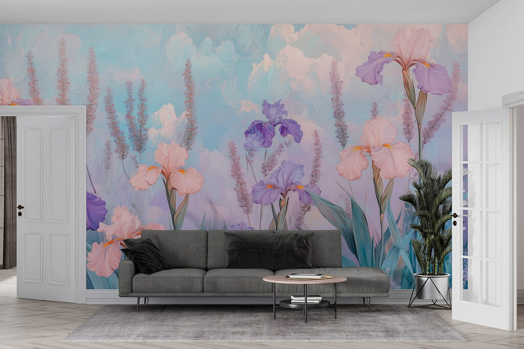 Lirios entre nubes rosas — interior 4