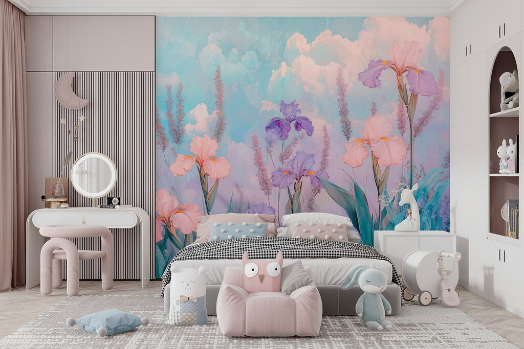 Lirios entre nubes rosas — interior 5