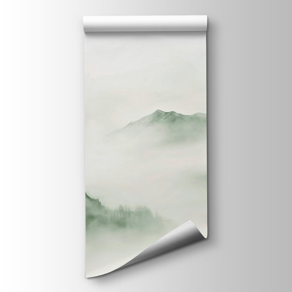 Picos grises sobre niebla — vista del producto