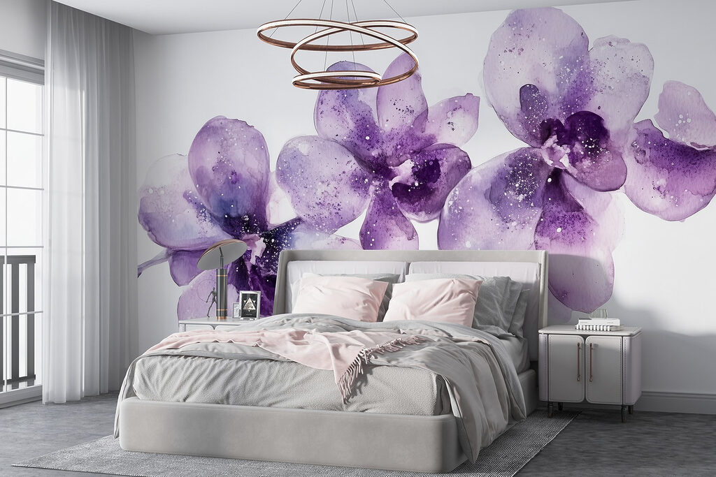 Orquídeas en acuarela — interior 1