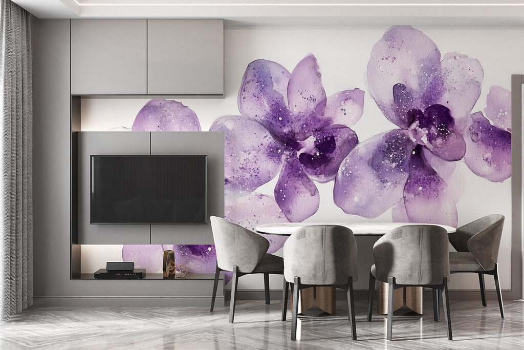 Orquídeas en acuarela — interior 3