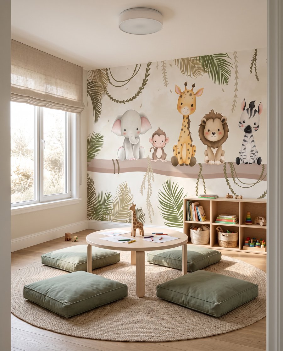 Amigos sobre una rama — interior 2