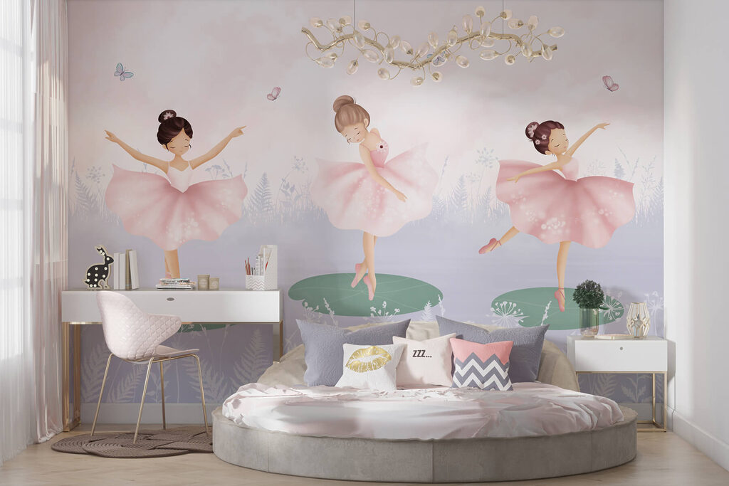 Tres bailarinas con mariposas — interior 4