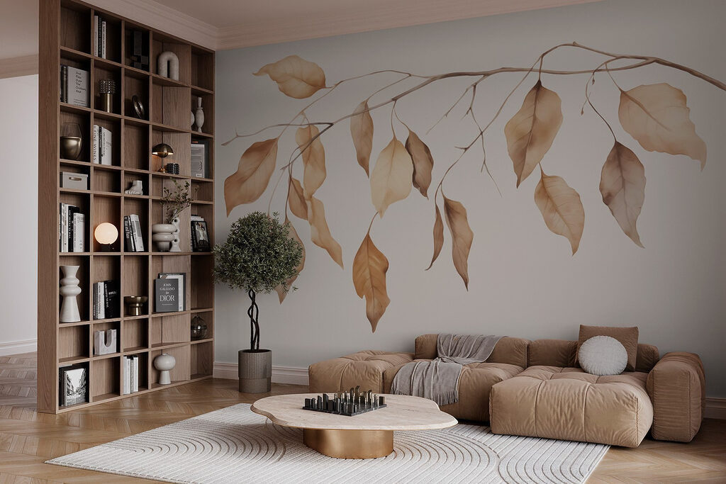 Hojas que cuelgan — interior 1