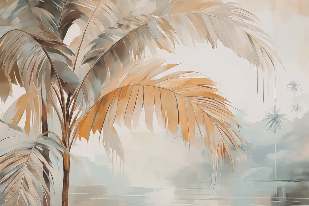 Palmera dorada — diseño completo
