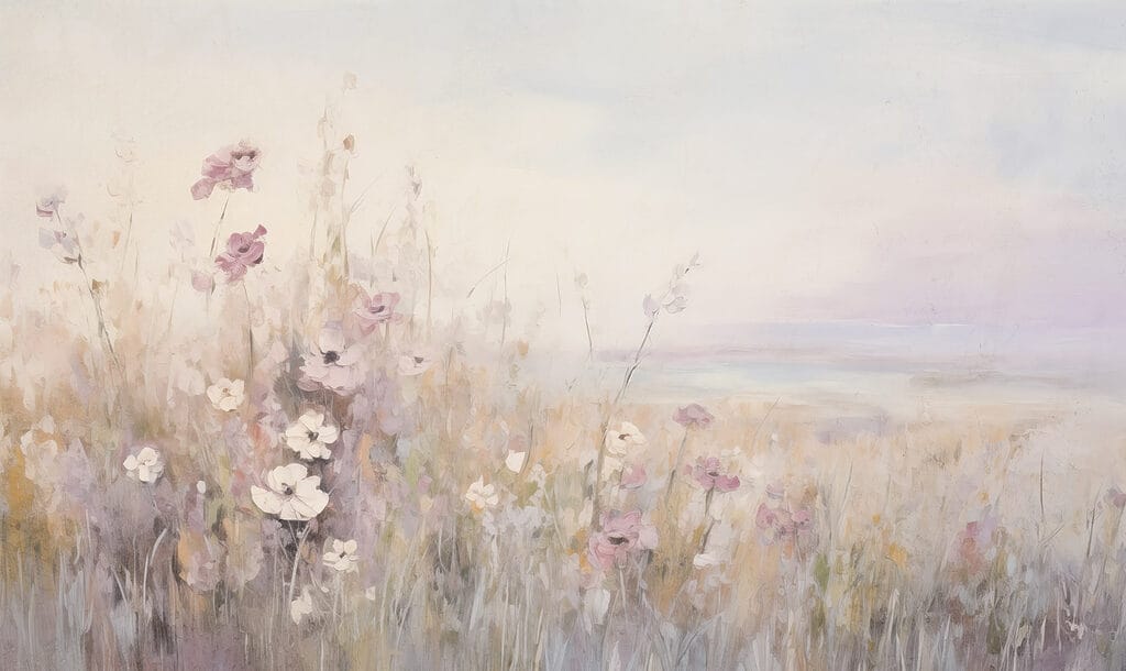 Flores en la costa — diseño completo