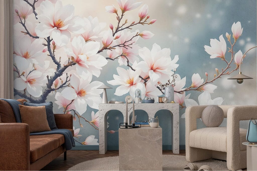 Magnolia a contraluz — interior 1