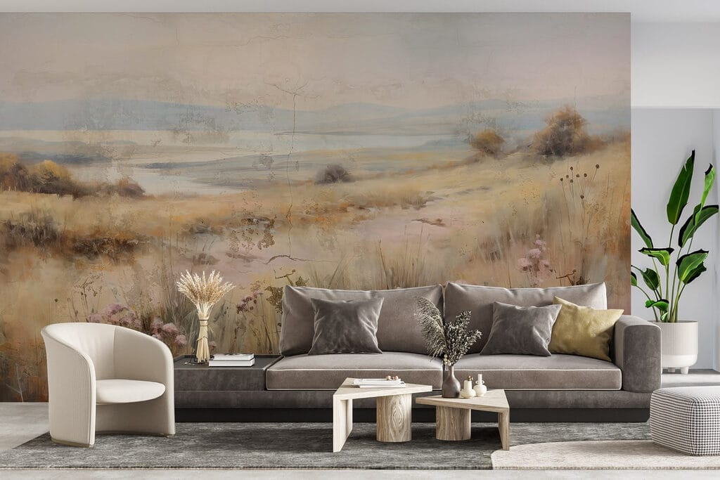 Flores sobre un prado — interior 1