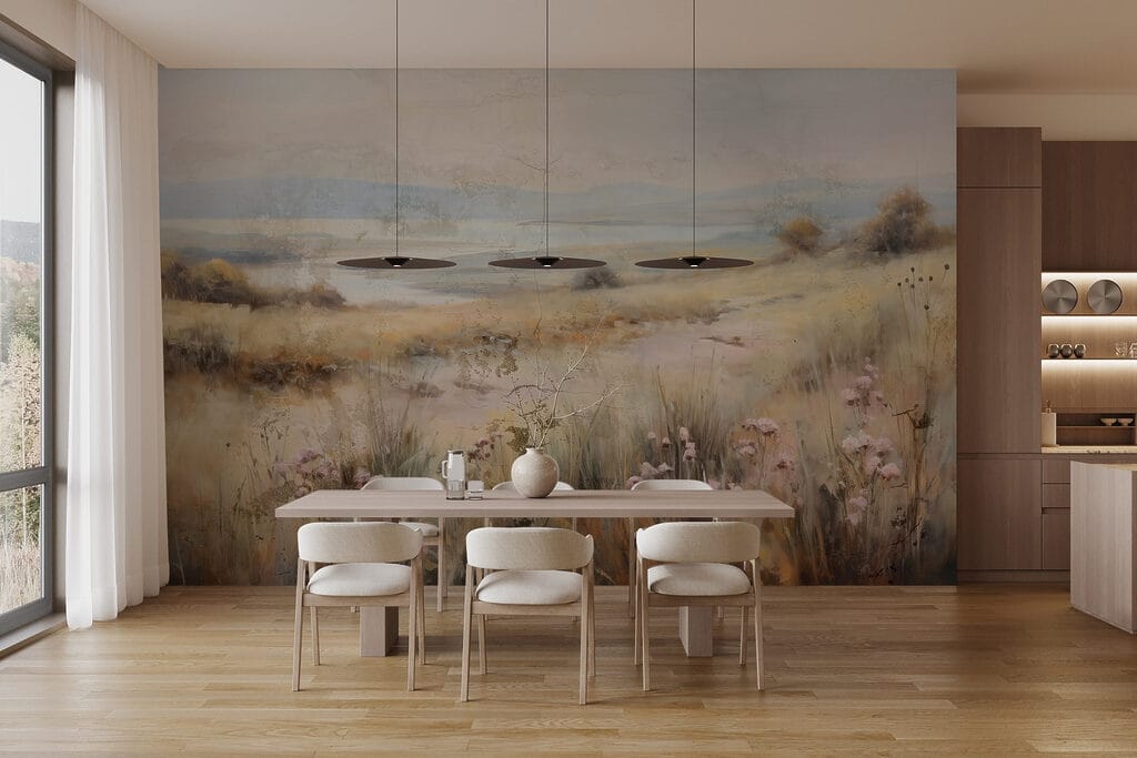Flores sobre un prado — interior 3