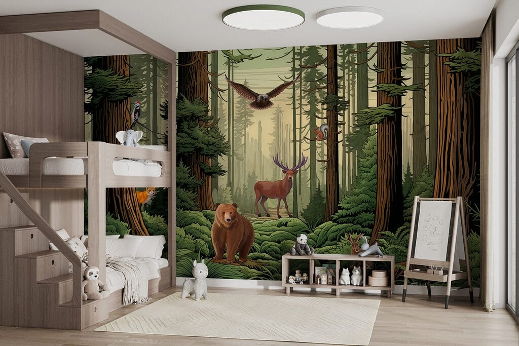Oso entre helechos — interior 1