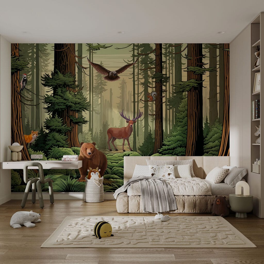 Oso entre helechos — interior 2