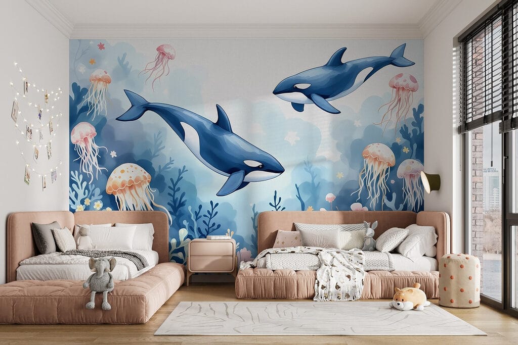 Orcas entre medusas — interior 2
