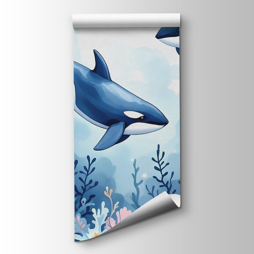 Orcas entre medusas — vista del producto