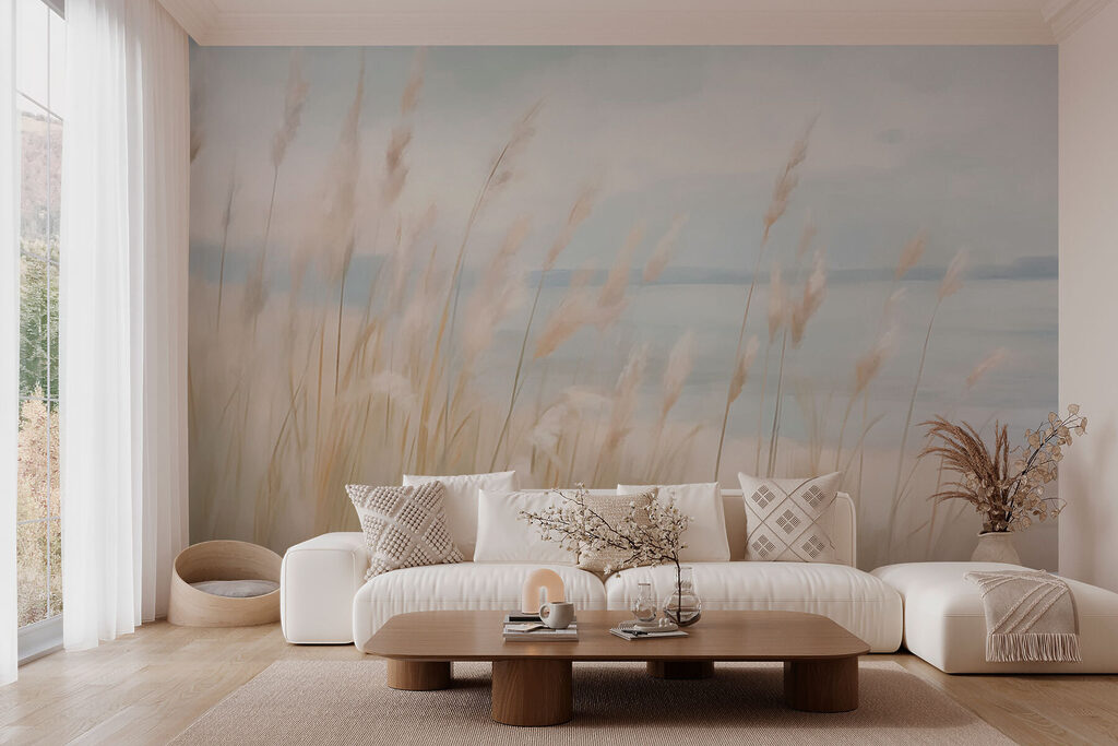 Hierbas en orilla azul — interior 2