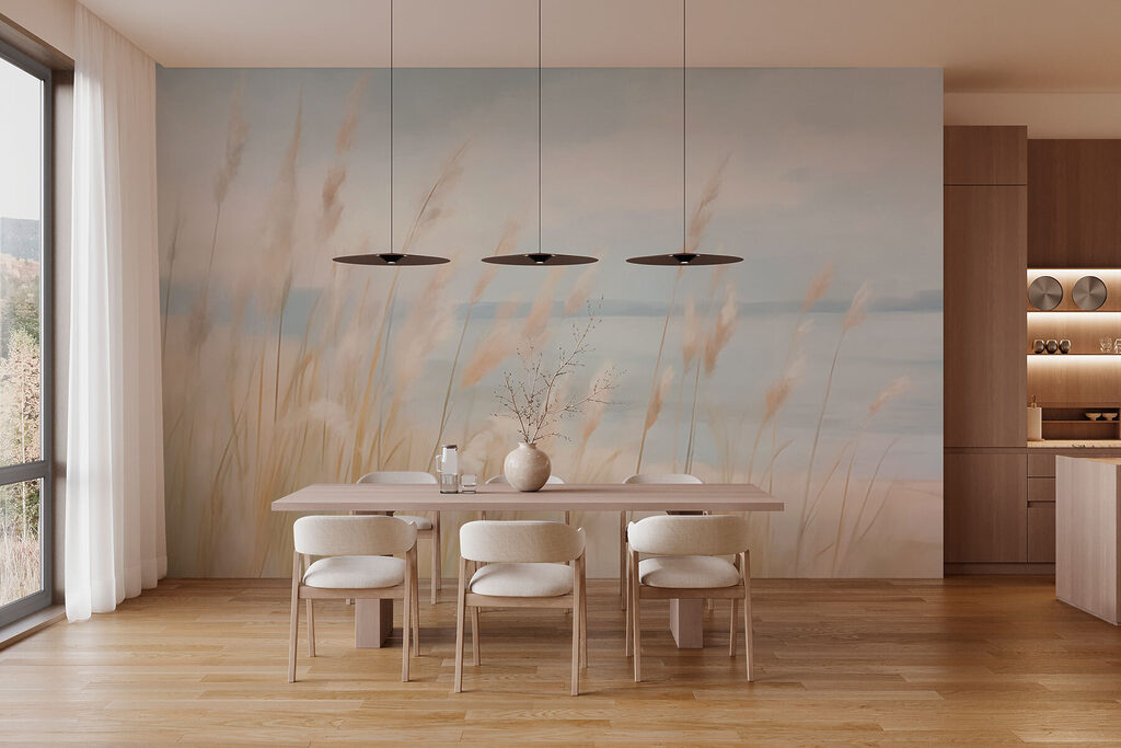 Hierbas en orilla azul — interior 3