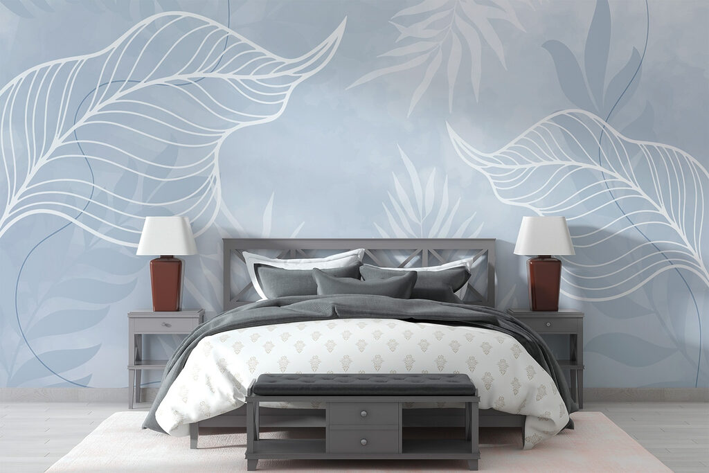 Nervios blancos sobre hojas — interior 1