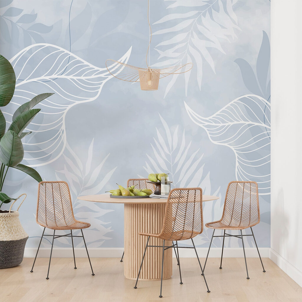 Nervios blancos sobre hojas — interior 3