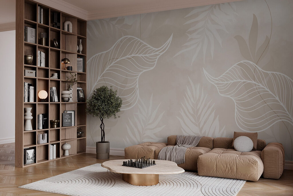 Nervios blancos sobre hojas — interior 2
