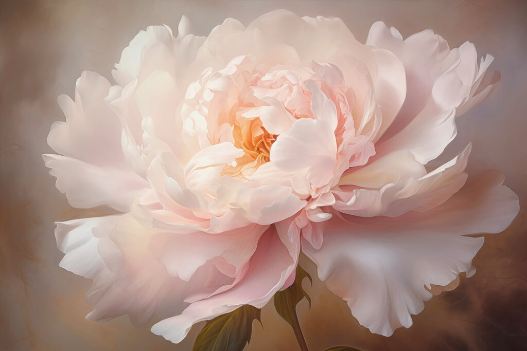 Flor rosa luminosa — diseño completo
